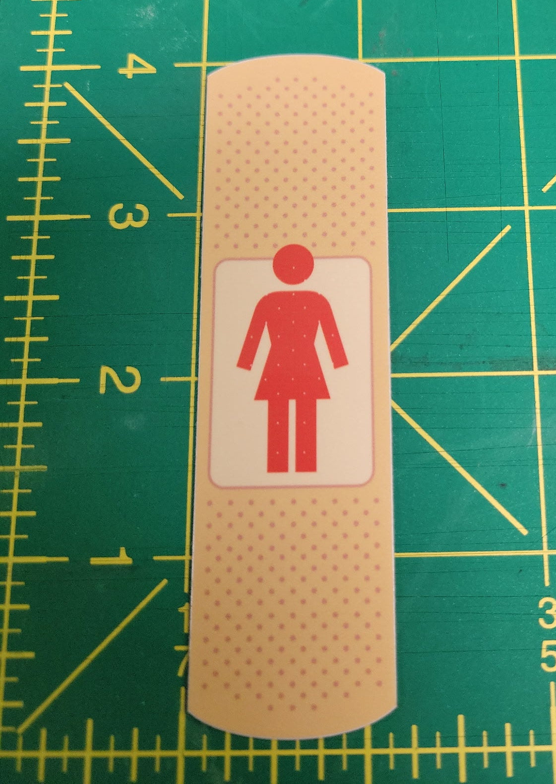 STICKER 4" GIRL BANDAID