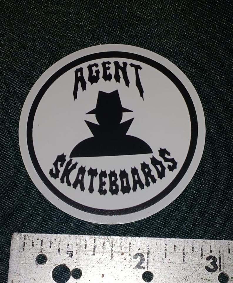 STICKER AGENT SHADOW LOGO DOT