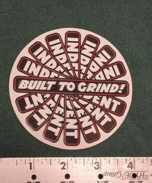 STICKER INDEPENDENT SPEED REVOLVE 4" CLEAR