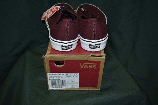 SHOES VANS SIZE MENS 9.5 WOMENS 11 AUTHENTIC PORT ROYALE