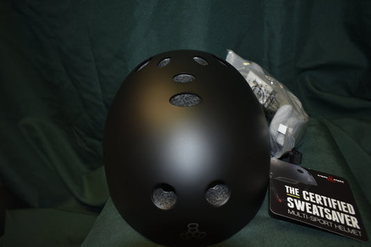 TRIPLE 8 HELMET SWEATSAVER BLACK MATTE