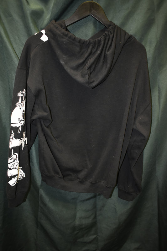 PREOWNED CARTOON HOODIE MEDIUM DEXTER LABORITORY