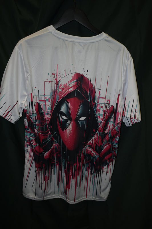 PREOWNED CARTOON SHIRT XL SPIDERMAN FULL