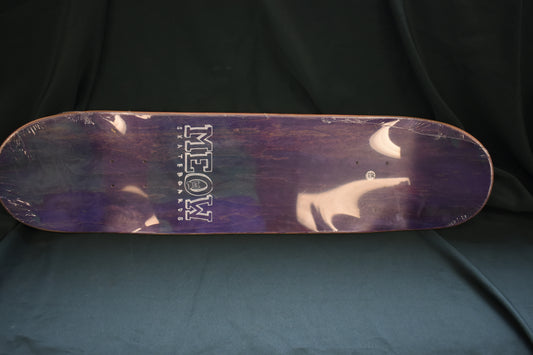 MEOW DECK 8.0 TEAM STICKER PILE TEAL