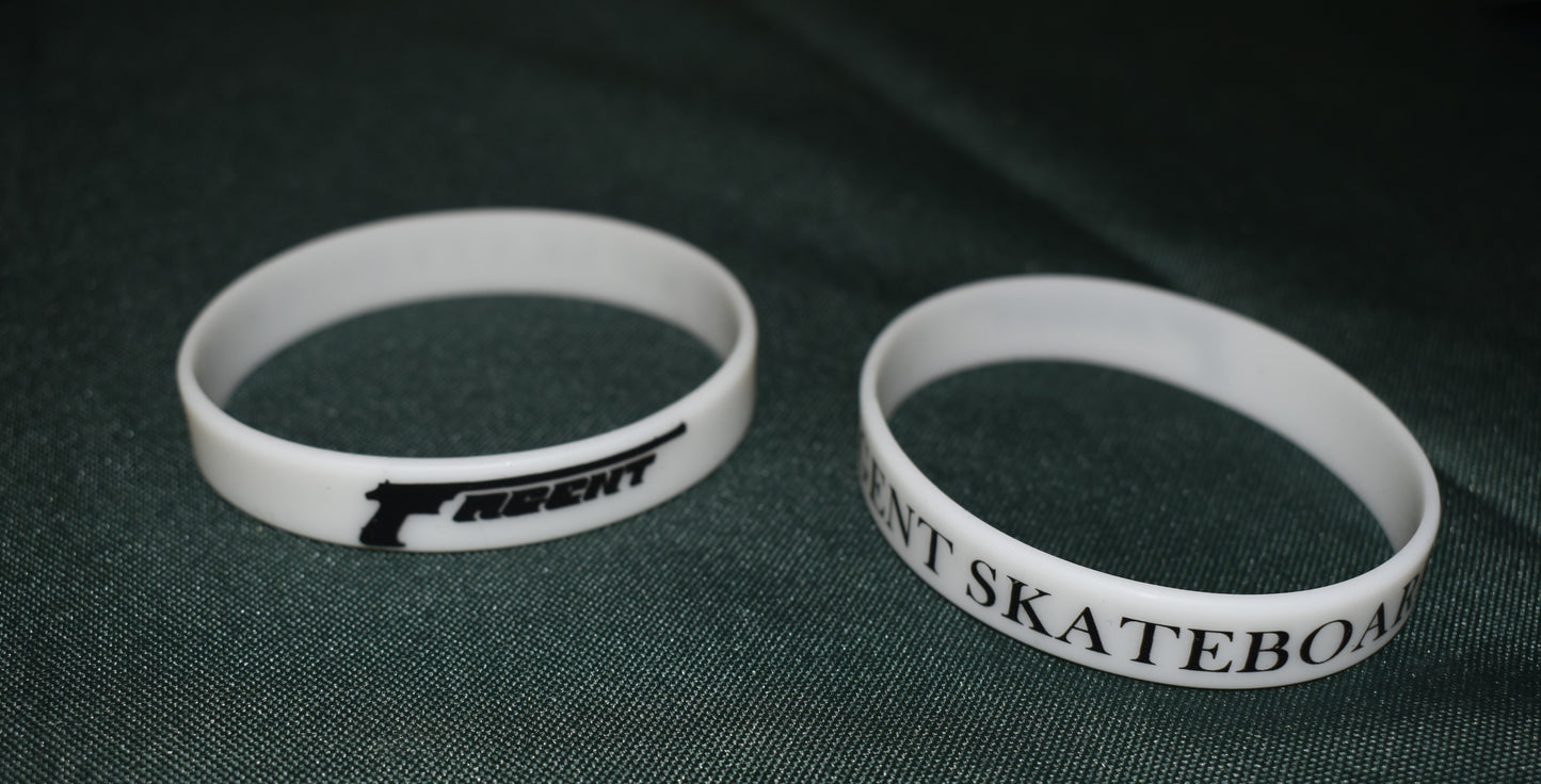 AGENT SILICONE WRIST BAND GLOW IN DARK
