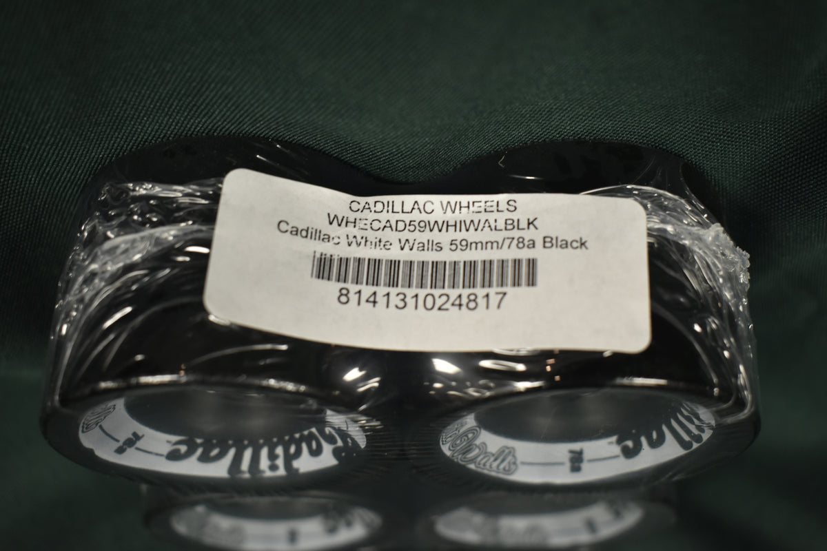 CADILLAC WHEELS 59MM 78A WHITE WALLS
