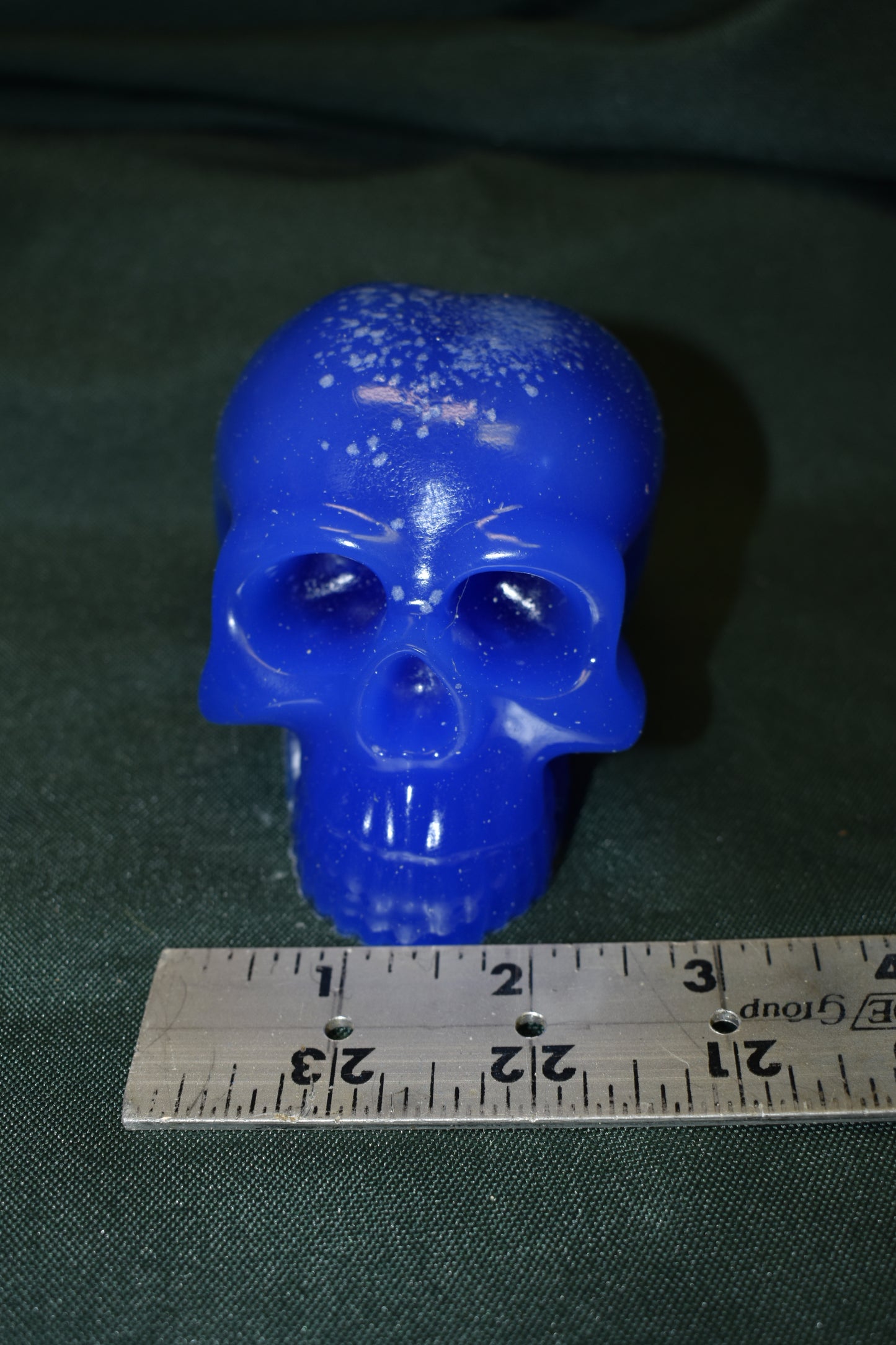 WAX AGENT SKULL XL BLUE 3" X 4" X 3"