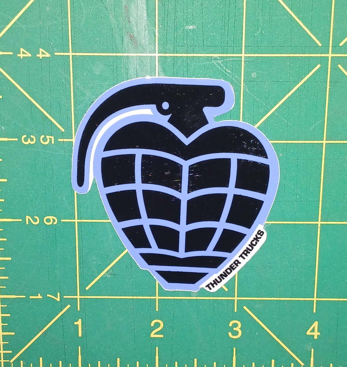 STICKER THUNDER GRENADE DIECUT SMALL