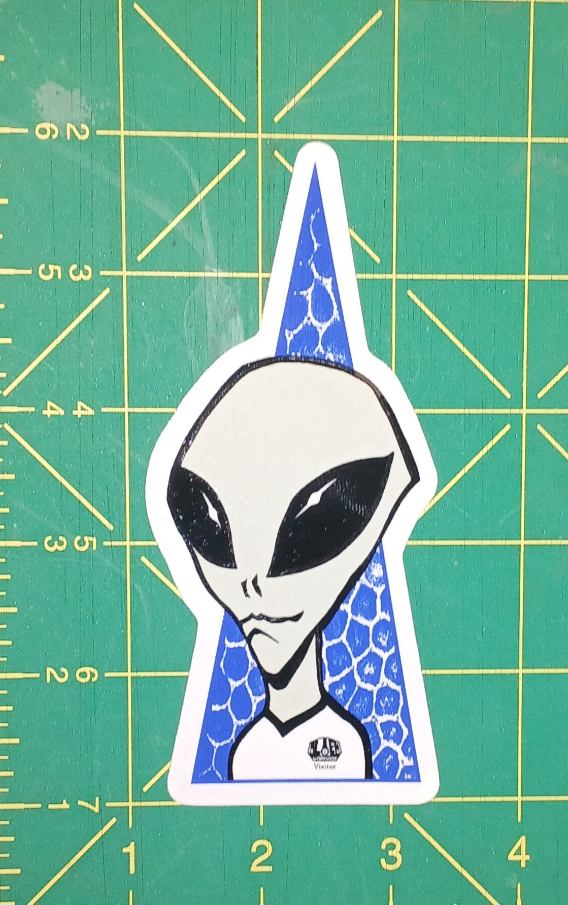 STICKER 5" ALIEN WORKSHOP VISITOR