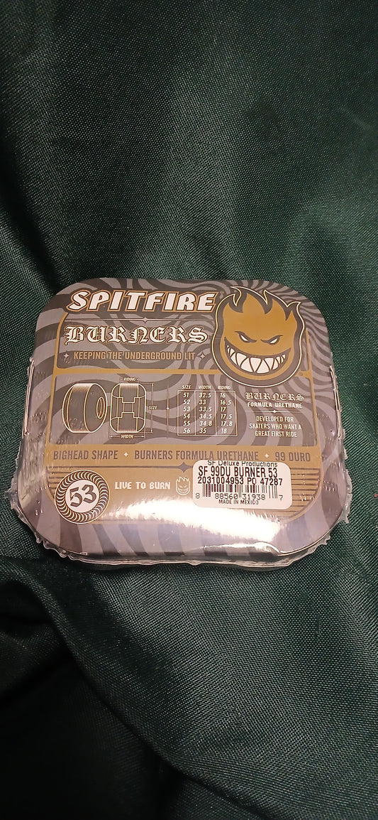 SPITFIRE WHEELS 53MM 99D BURNERS GOLD