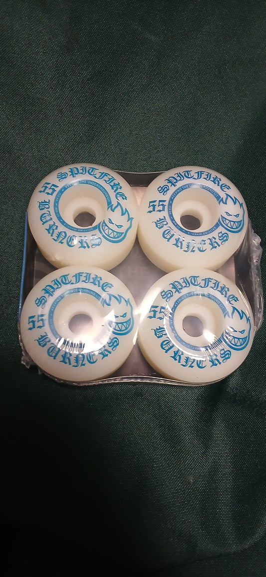 SPITFIRE WHEELS 55MM 99D BURNERS BLUE
