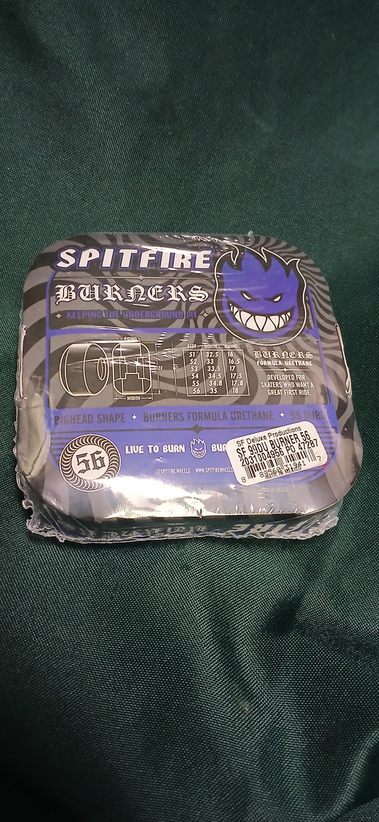 SPITFIRE WHEELS 56MM 99D BURNERS PURPLE