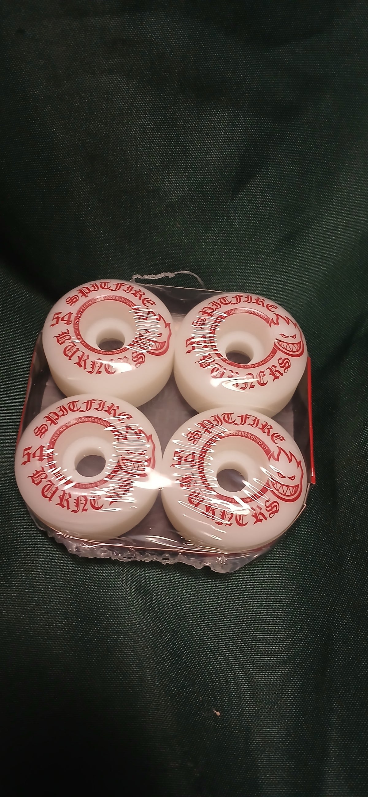 SPITFIRE WHEELS 54MM 99D BURNERS RED