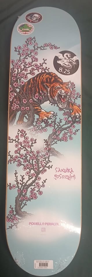 POWELL YOSOZUMI TIGER BLUE DECK 8.25