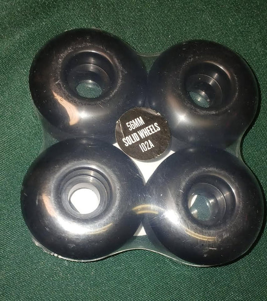 STEADFAST BLANK WHEELS 56MM 102A BLACK