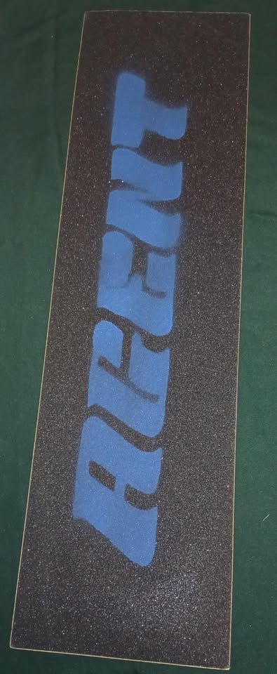 AGENT SPRAY GRIP LOGO BLUE