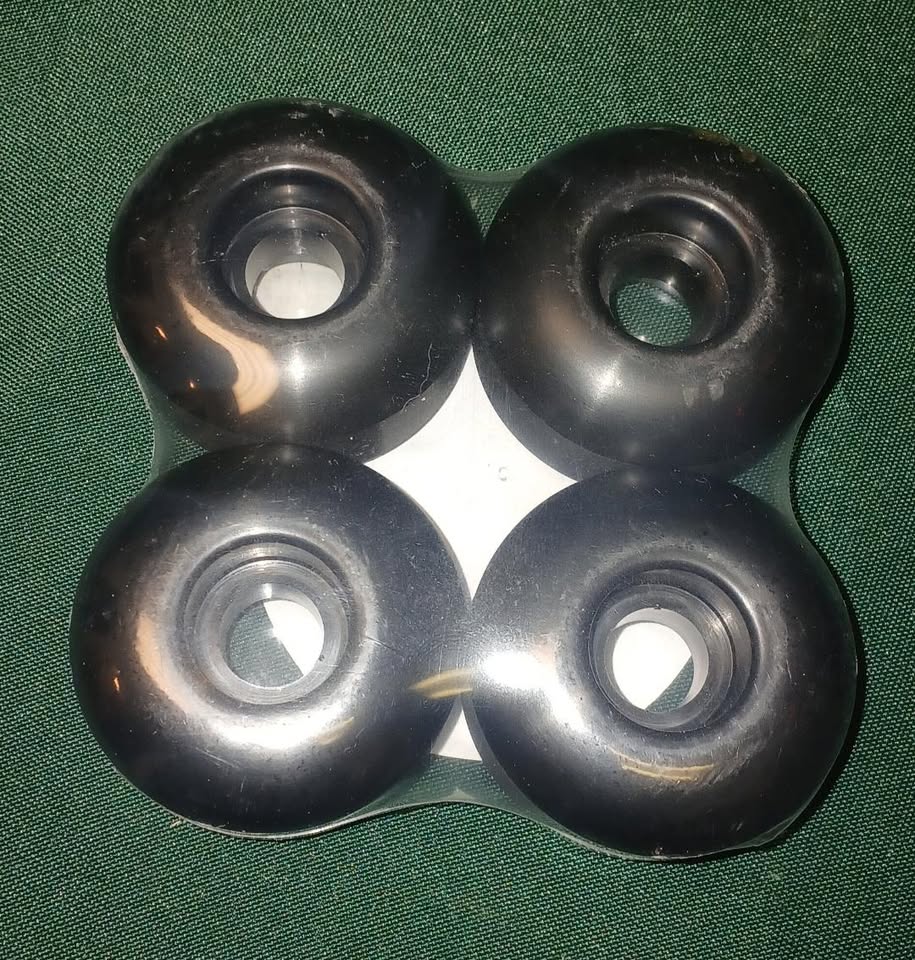 STEADFAST BLANK WHEELS 54MM 102A BLACK