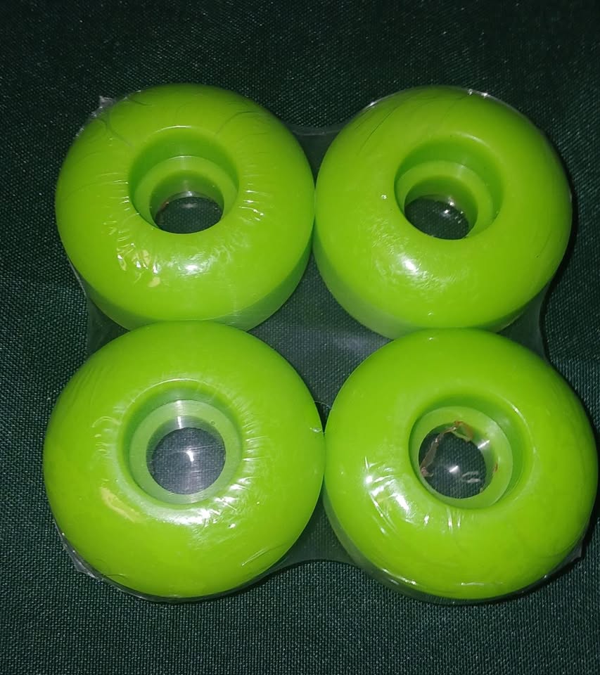 BLANK OFF BRAND 53MM WHEELS LIME GREEN