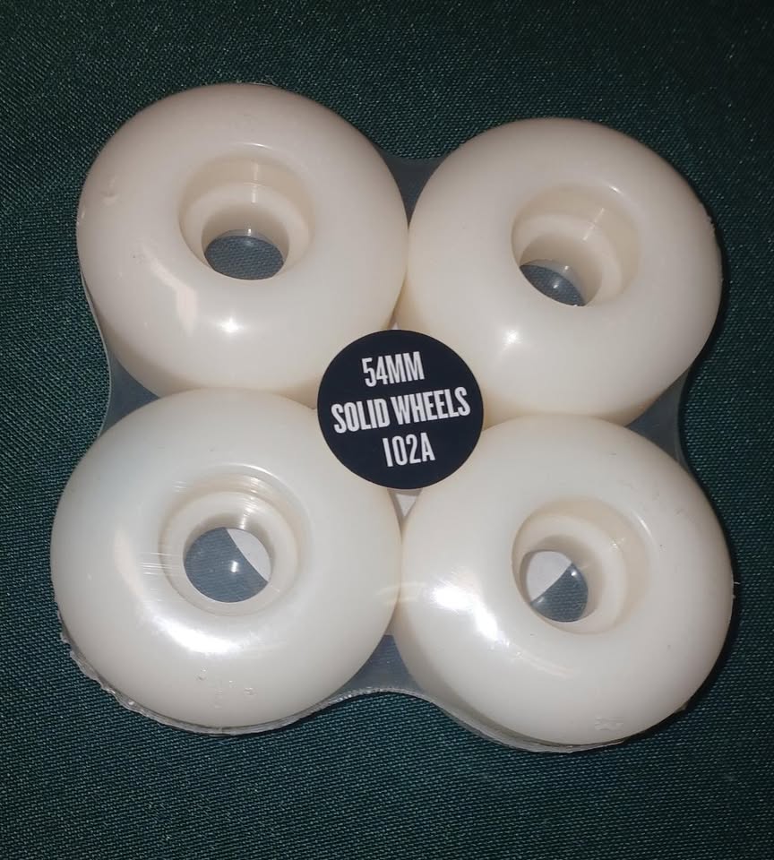 STEADFAST BLANK WHEELS 54MM 102A WHITE