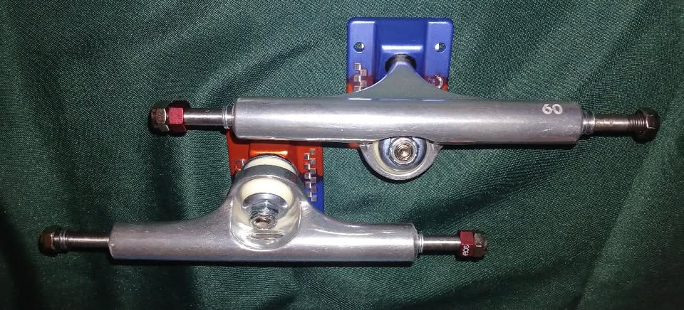 ACE AF1 60 ANODIZED BLUE/ORANGE TRUCK PAIR 60: fits decks 8.75"–9"