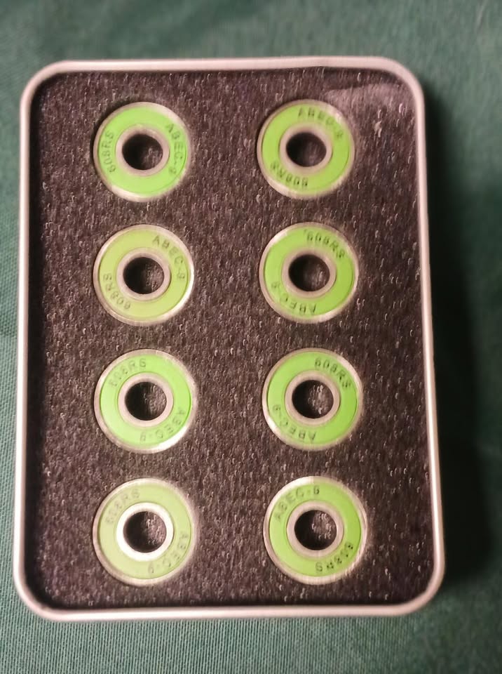 OFF BRAND ABEC9 BEARINGS LIME GREEN