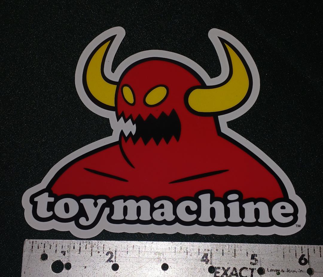 STICKER TOY MACHINE MONSTER 6"
