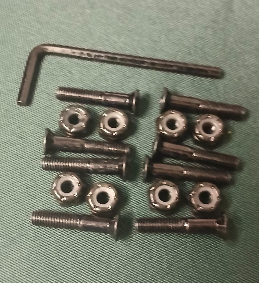 OFF BRAND HARDWARE 8PCS NUTS BOLTS ALLEN 1''