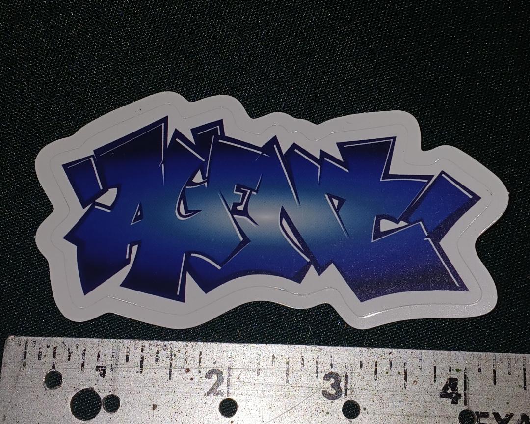 STICKER AGENT BLUE TAG 4.5"