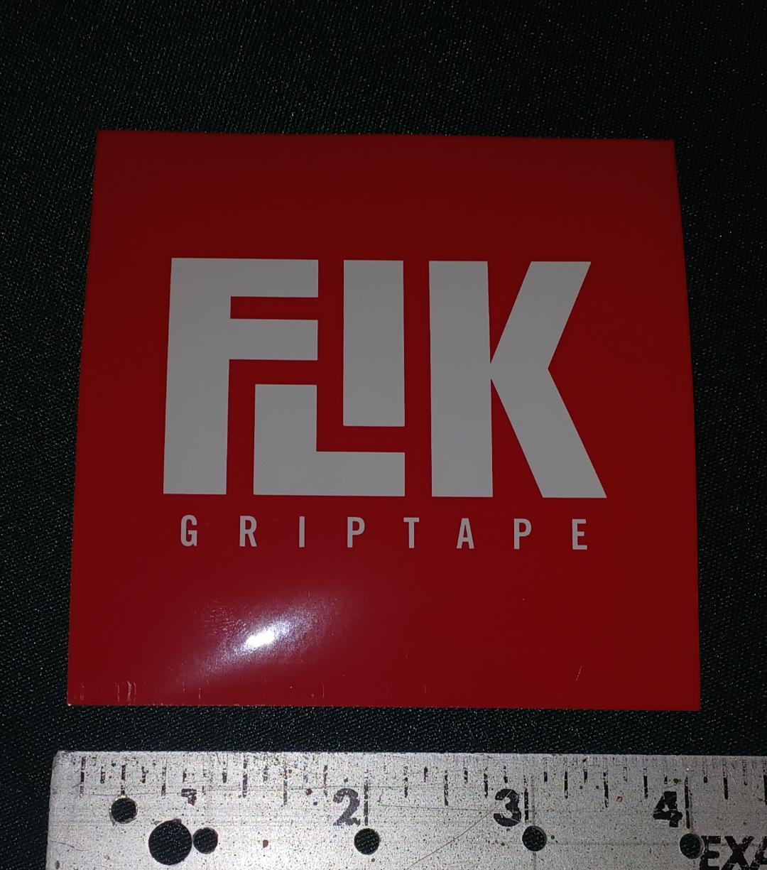 STICKER FLIK GRIPTAPE 4" RED