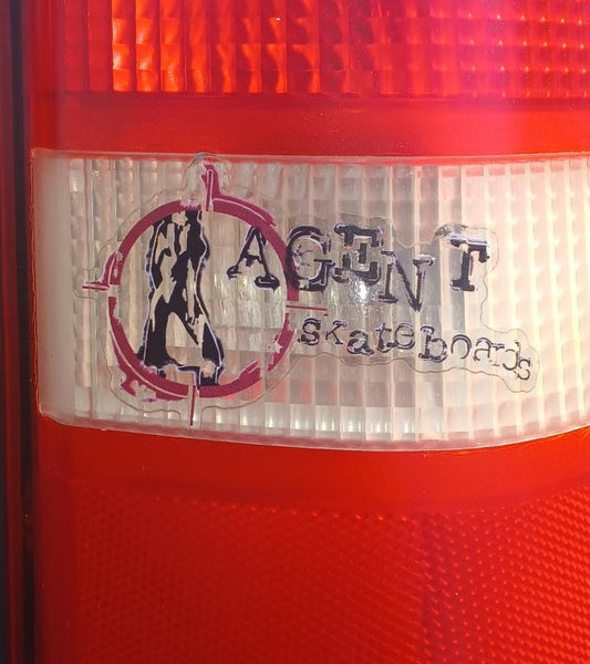 STICKER AGENT CROSSHAIR 4" CLEAR