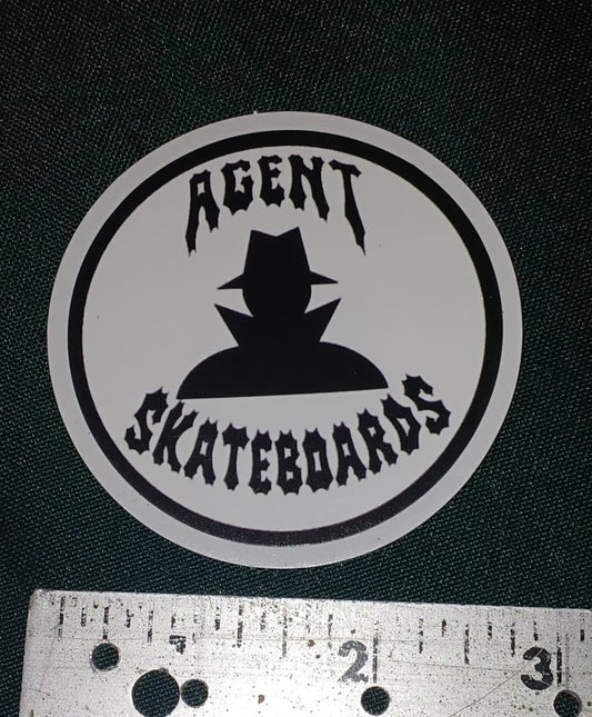 STICKER AGENT SHADOW LOGO DOT