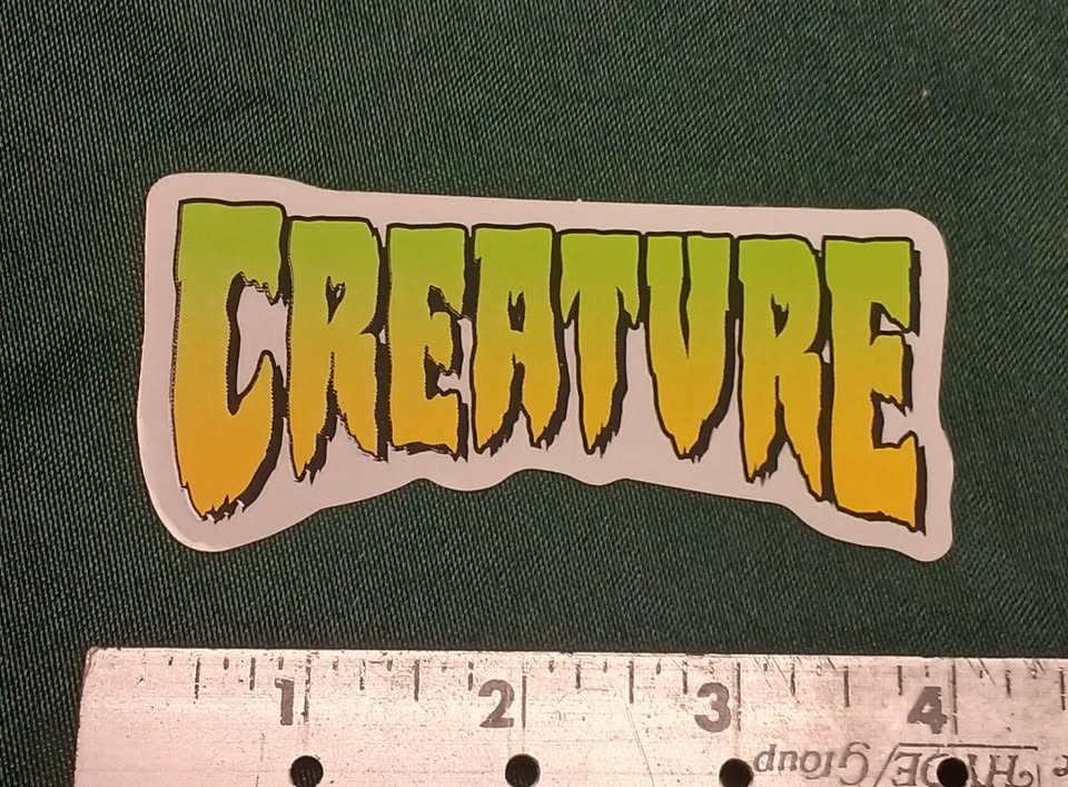 STICKER CREATURE LOGO CLEAR