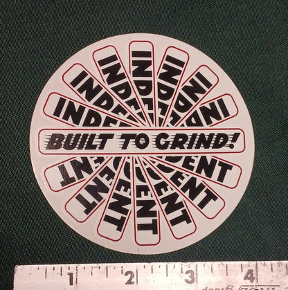 STICKER INDEPENDENT SPEED REVOLVE 4" CLEAR