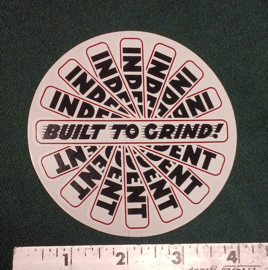 STICKER INDEPENDENT SPEED REVOLVE 4" CLEAR
