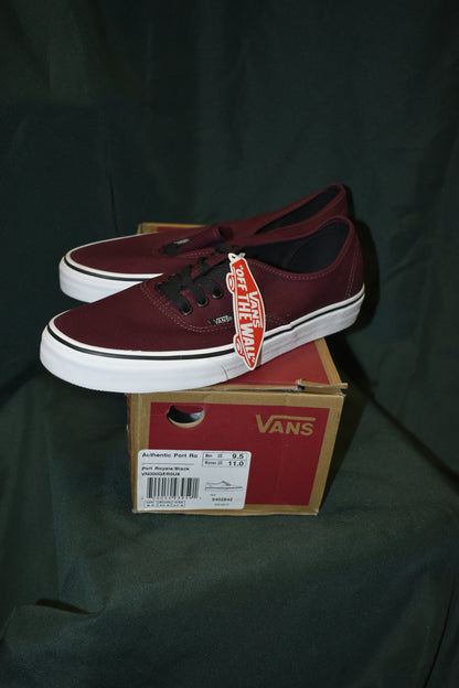 SHOES VANS SIZE MENS 9.5 WOMENS 11 AUTHENTIC PORT ROYALE