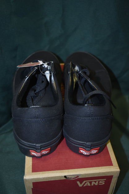 SHOES VANS SIZE 8.5 MENS 10 WOMENS OLD SKOOL BLACK / BLACK