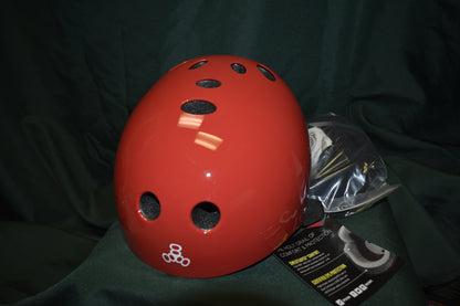 TRIPLE 8 HELMET SWEATSAVER SCARLET RED GLOSSY