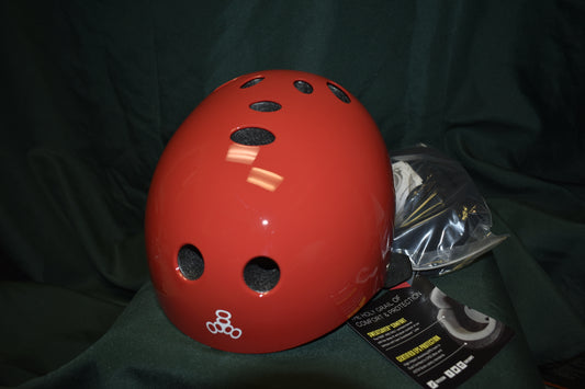 TRIPLE 8 HELMET SWEATSAVER SCARLET RED GLOSSY