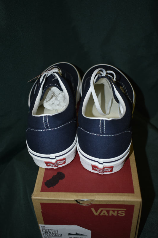 SHOES VANS SIZE MENS 8.5 WOMENS 10 ERA NAVY