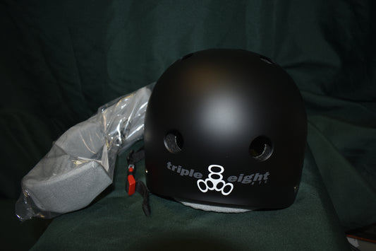 TRIPLE 8 HELMET SWEATSAVER BLACK MATTE