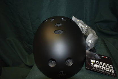 TRIPLE 8 HELMET SWEATSAVER BLACK MATTE