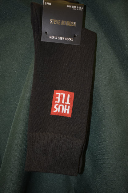 SOCKS STEVE MADDEN BRAND 1 PAIR SHOE SIZE 6-12.5 HUSTLE BOX
