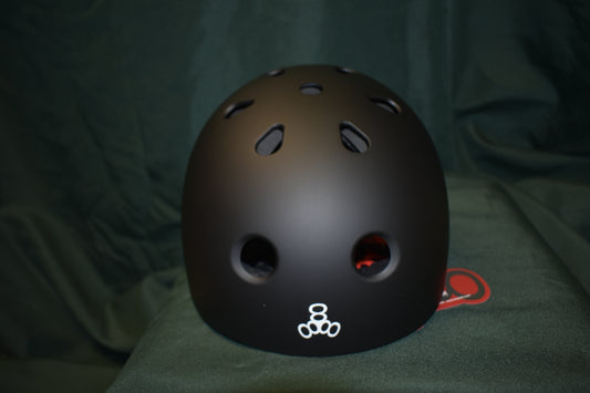 TRIPLE 8 HELMET SWEATSAVER BLACK MATTE W WHITE