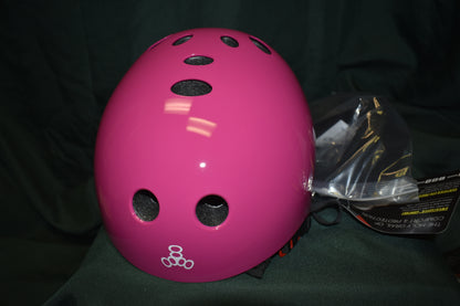 TRIPLE 8 HELMET SWEATSAVER PINK GLOSSY