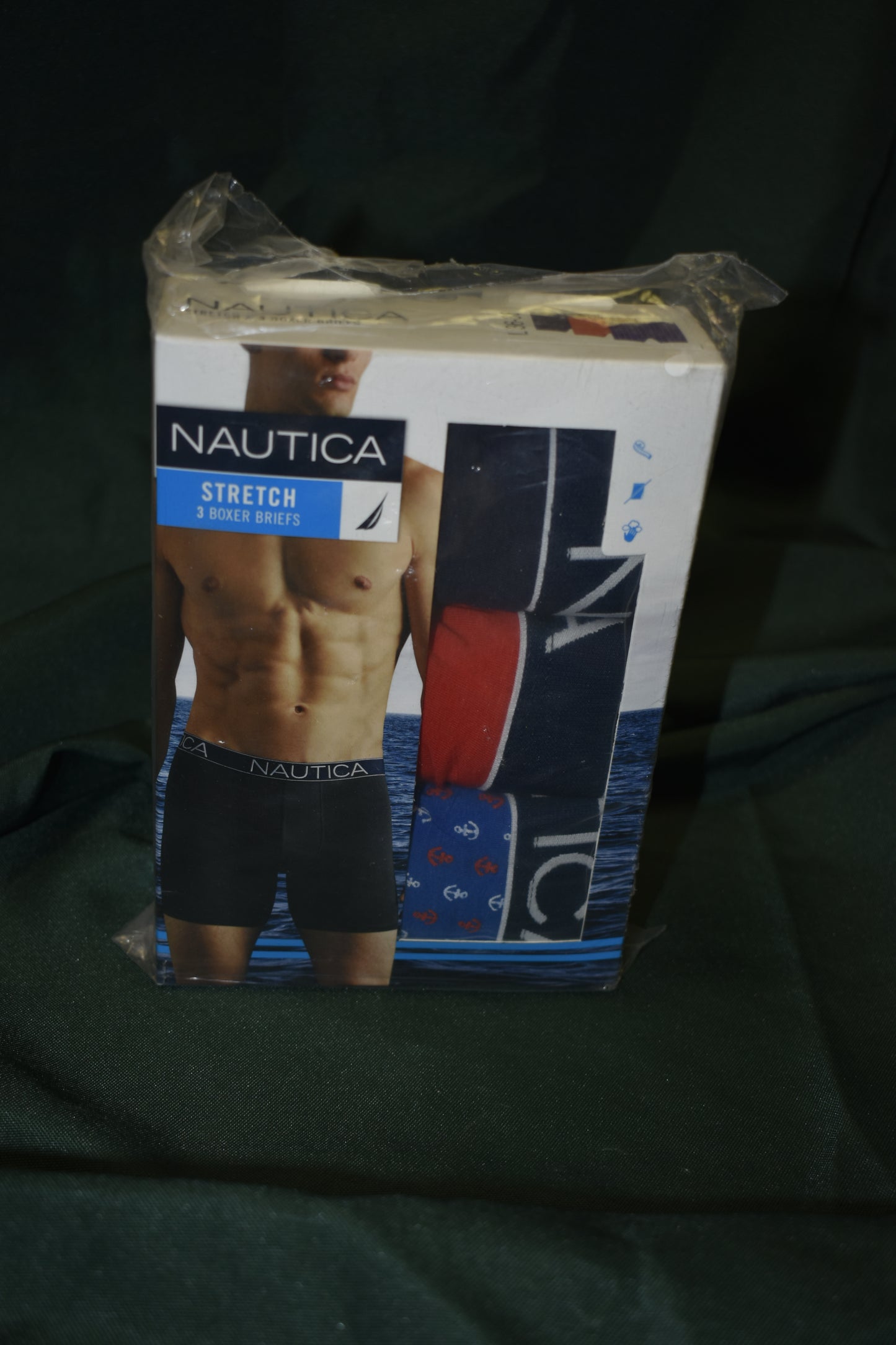 BOXER BRIEFS NAUTICA 3 PACK SIZE LARGE 36-38