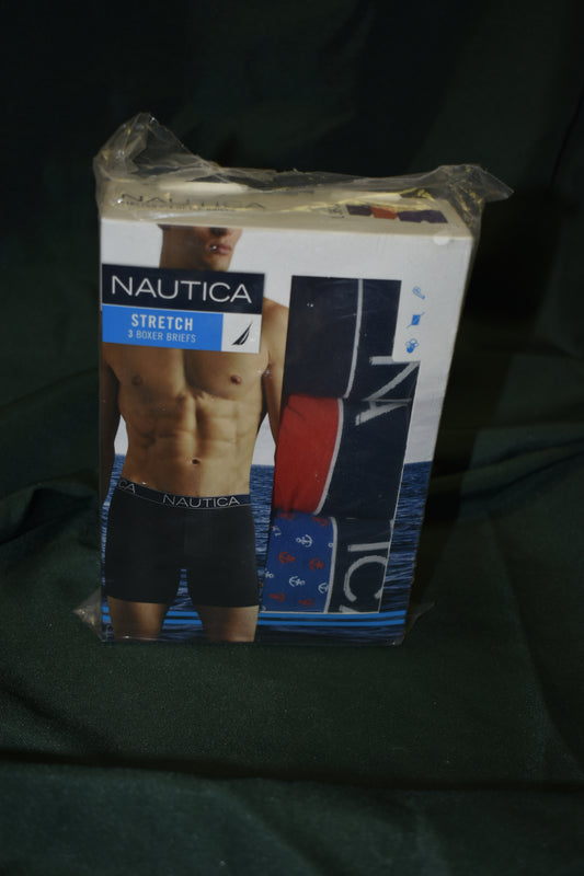 BOXER BRIEFS NAUTICA 3 PACK SIZE LARGE 36-38