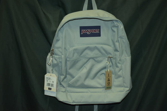 BACKPACK JANSPORT CROSS TOWN PLUS REMIX 17" WITH 15" LAPTOP SLEEVE  FADED SAGE