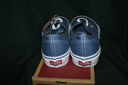 SHOES VANS SIZE MENS 7.5 WOMENS 9 AUTHENTIC NAVY