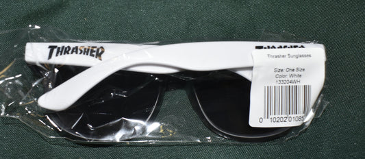 SUNGLASSES THRASHER LOGO BLACK WHITE SIDES
