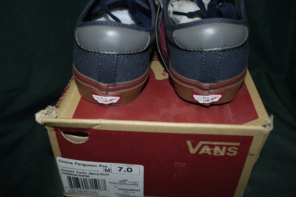 SHOES VANS SIZE 7 MENS PRO CHIMA FERGUSON NAVY